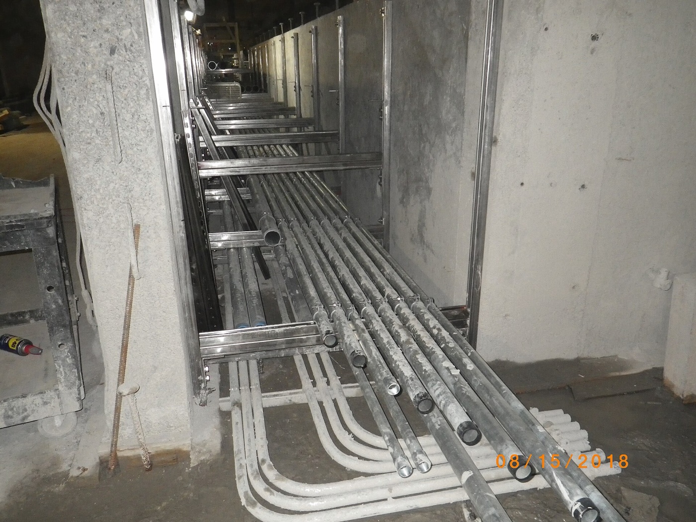Commercial tenant improvement electrical wiring